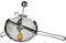 Paluplus Passaverdure Manuale in Acciaio Inox, Diametro 20 Cm, Passacolino con Pestello in Legno, per marmellate, salse, frutta, verdura, legumi e per setacciare farine, Made in Italy -400C-0,75