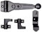 Kit Base UNICA AGB per Spagnoletta a 1 o 2 Ante | Sistema di Chiusura per Infissi in Legno o Alluminio | Mod. 893 | AERREGI (Base Normale 2 Ante)