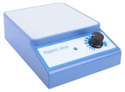 Asixxsix Agitatore magnetico da laboratorio, Acciaio inossidabile 316 3000 giri/min velocità regolabile in continuo piccolo miscelatore magnetico, Capacità massima di (Spina europea 100-240V)