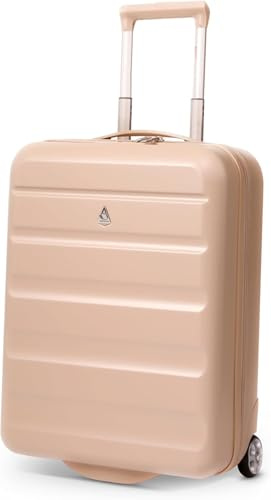 Aerolite Erweiterbar 55x40x20cm auf 55x40x23 cm Lufthansa Eurowings Ryanair Wizz Air Priorität und mehr Maximale Größe, Leichtes Hartschale Handgepäck Koffer 55x40x20 55x40x23 mit 2 Rädern