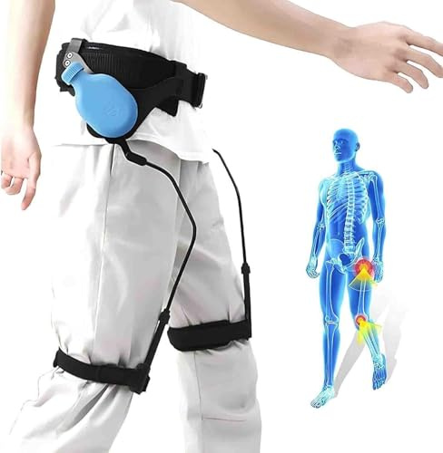 Ergonomische Power-Gehhilfe, Schlaganfall-/Hemiplegie-Reha-Trainer, 30% Belastungsreduzierung, Mobilitätsunterstützung beim Wandern(Blue,L)