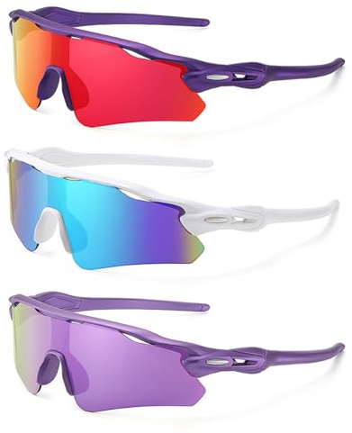 ZXTGBQ Lunette De Cyclisme Cyclisme Lunettes De Soleil Rapides Pour Femme Homme, Protection Uv400, Lunettes De Soleil De Sport Pour Cyclisme, Moto, Course, Baseball, Golf, Ski, Alpinisme, PêChe