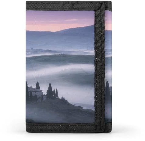 ACEPrints Secret Realm Manor Geldbörse für Damen und Herren: Stilvolle, dreifach Faltbare Geldbörse mit schlankem Vorderfach, ideal für Outdoor-Sportarten und Karten.