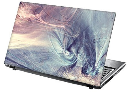 TaylorHe 15.6 inch 15 inch Laptop Skin Vinyl Decal with Colorful Patterns and Leather Effect Laminate MADE IN England Abstract