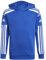 adidas Squadra 21 Hooded Track Top, Felpa Sportiva con Cappuccio Unisex-Bambini e Ragazzi, Team Royal Blue/White, 164