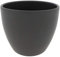 Annastore Blumenübertopf AVA aus Keramik Pflanztopf Blumentopf Keramiktopf Übertopf für Blumen Farbe Basalt/Matt, Größe Ø 22,5 cm/H 19,5 cm