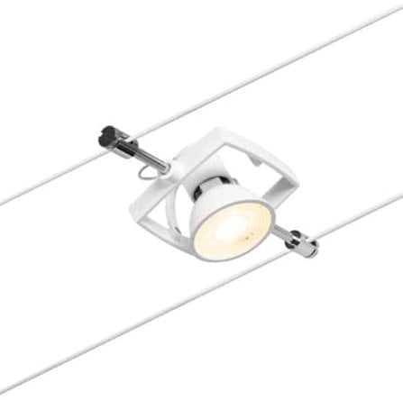 Paulmann Wire Spot MacII max1x10W GU5,3 Weiß matt/