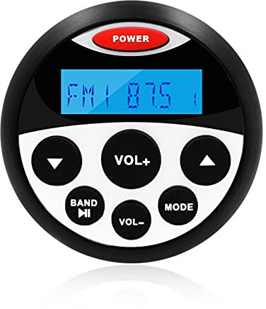 GUZARE Receptor estéreo para barcos con Bluetooth, 45 x 4 W, audio, AM, FM, impermeable, sintonizador de radio, streaming para barcos, carritos de golf, ATV, UTV y Spa, jacuzzis GR304