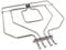 DL-pro Calefacción superior 230V para Bosch Siemens Balay 773539 00773539 EGO 20.25899.000 Elemento calefactor Calefacción del horno para la estufa