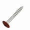 SCREW REBEL Fassadenschrauben 4,8x32 TX20 - RAL 8012 Rotbraun - 100 Stück Edelstahl A2 Trespo