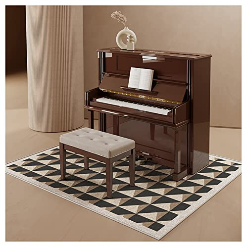 Schlagzeugteppich Drum Teppich Schallschutz Teppich Klavier Schalldämmung Matte Schlagzeug Teppich Schallschutzmatte Rutschfester Rechteckiger Teppich Schallschutzmatte Klavi(Size:160×140cm,Color:B)