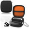 NICEDACK Hartschalen Schutztasche für Bosch Intuvia, E-Bike Computer Display Schutztasche, wasserdichte Displayschutztasche mit Karabiner & Displayschutzfolie (2 Stück Schwarz)