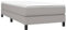 vidaXL Sommier à Ressorts de Lit Sommier à Lattes Lit Rembourré Cadre à Lattes Lit Simple Adulte Chambre Intérieur Gris Clair 25 cm/ 90x190 cm Tissu