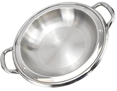 Luxshiny Cooking Pot Lid Non Stick Pots and Pans Induction Safe Easy Clean Stainless Steel Kitchen Essential