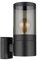 GLOBO LED Außenwandleuchte Edelstahl Außen Aussenlampen Haus Wandleuchten Edelstahl, schwarz rauch, 7W 806lm warmweiß, LxBxH 15,5x10,2x24 cm