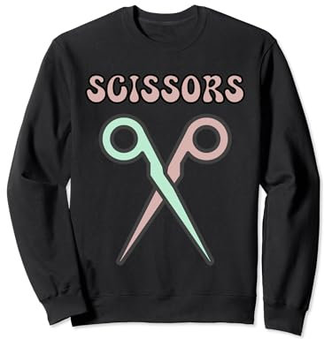Stein, Papier, Schere, einfaches passendes Sweatshirt