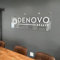 Custom Reception Sign, Office Wall Logo Acrylic Sign for Business Logo UV Printed Name Plate Signage for Salon Nails Studio Wall Aesthetic Decor Office Signage