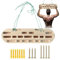 Trainingsboard Kletterboard Fingerboard Griffboard Für Einsteiger Ins Klettertraining Griffbrett Klettern Geeignet Für Boulder Trainingsgeräte, Als Kletter Fingerstärker Training, 15x55cm