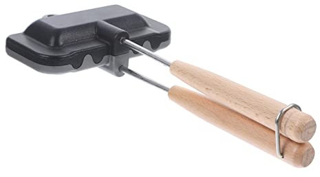 Zerodeko Sandwichpfanne Frühstücks Sandwich Frühstückspfanne Umdrehen Frühstücks-sandwich-maker Sandwichpresse Für Herd Sandwichpresse Für Den Herd Toaster Kleine Werkzeuge Abnehmbar Holz