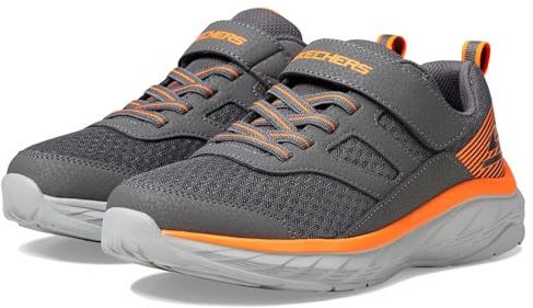 Skechers Boys' Trekking Shoes, orange charcoal, 11 UK Child