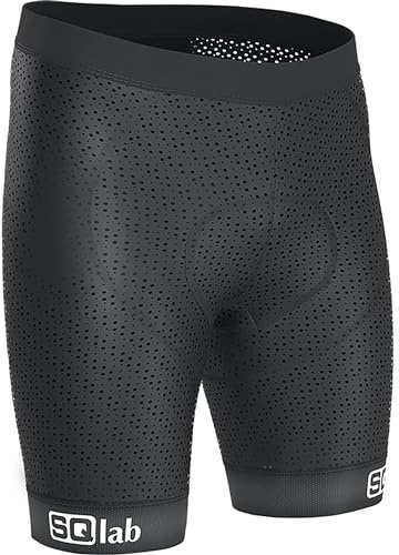 SQlab One10 MTB Tech/Trail Fahrrad Innenhose kurz schwarz 2025: Größe: XL (180-186cm)