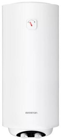 INFINITON Termo Electrico CAS2OV, Resistencias esmaltadas por aluminio SUS316L, Instalación en posición vertical, Selector de temporada climática, C, Blanco (100 Litros || CAS2OV100D)