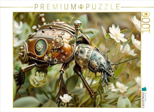 Puzzle · EIN Motiv aus dem Kalender Die Fantastische Welt der | Steampunk-Insekten · Ein kleiner Käfer mit großen Ambitionen… · 1000 Teile · Lege-Größe 64 × 48 cm · CALVENDO Puzzle