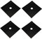SHOWERORO Gas Stove Top Cover 8 Pack Stove Burner Covers Gas Range Shield Non-stick Easy Clean