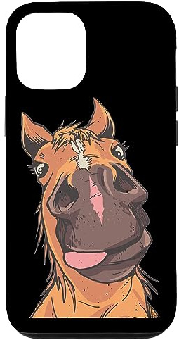 Funny horse head horse rider horse owner horses Horse Case for iPhone 12/12 Pro