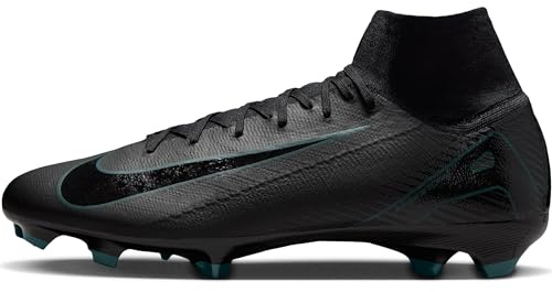 Nike High-Top-Fußballschuh Nike Mercurial Superfly 10 Club High-Top-Fußballschuh Für Normalen Rasen, Black/Black-Deep Jungle, HF9433-002, 36.5 EU (4.5 US)