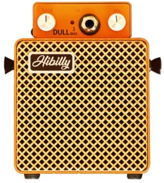 2025 Full Metal Mini Pocket Bass Amplifier and Micro Amp for Professional Performances and Practice Sessions Dull 3 Sunset Orange