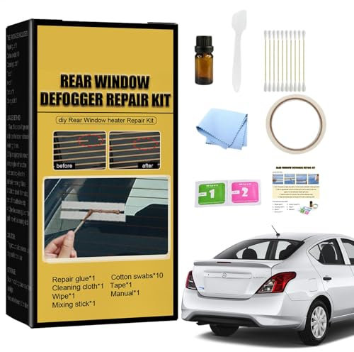 Windshield Repair Kit, Rear Defroster Repair Kit, Car Rear Window Defroster Repair Kit, Fixes Scratched Broken Defroster Heater Grid Lines Quick Repair Kit, Rear Defogger Grid Lines Repair Kit for SUV