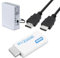Wii to HDMI Adapter,1080p/720p HD Video & Audio Output Wii HDMI Adapter with Wii HDMI Cable,Wii to HDMI Converter with 3.5mm Audio Jack,Wii HDMI Adapter for Nintendo,Supports All Wii Display Modes