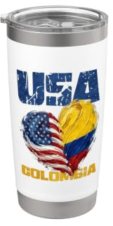 USA Colombia Stainless Steel Insulated Tumbler