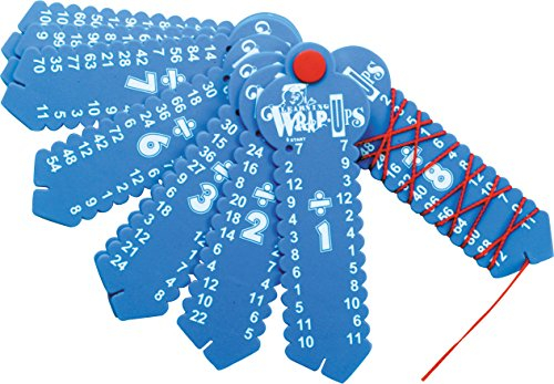 EDUPLAY 120481 Rechenfächer, Kunststoff, Division / ,Farblich Sortiert, 1 Stück