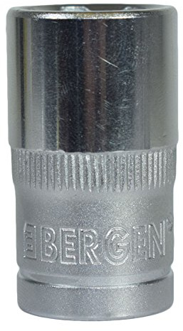 1/2 Drive 15mm Metric Super Lock Shallow 6-Sided Single Hex Socket Bergen