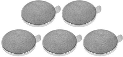 Connex Neodym-Scheibenmagnet - Ø 10 x 1 mm - Selbstklebend - 5 Stück im praktischen Set - Extra starker Magnet - 0,5 kg Haftkraft - Für Haushalt & Werkstatt / Powermagnet / Klebemagnet / DY7100026