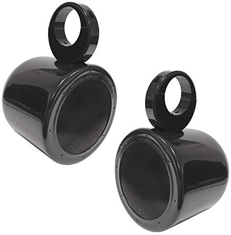 Galaxy - Enceintes pour Haut-parleurs de Tour de Wakeboard - Deux unités séparées - 165 mm (6,5 Pouces) - Noir