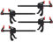 KAHEIGN F-Bar Morsetto da Falegname, 4PZ Lavorazione Legno Strettoi Falegname 6inch Clip di Legno Falegname Strumento Grip Quick Release a cricchetto Spremere Lavorazione Legno Utensili a Mano