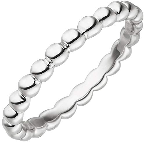 Jobo Damen Ring Kugel 925 Sterling Silber Kugelring Größe 56