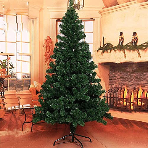 llxyzrzbhd Albero di Natale Moderno Albero di Natale Bianco Albero di Natale in plastica Ornamenti per la casa Decorazioni per Il Desktop Alberi di Natale 910(Color:Green;Size:3ft/90cm)