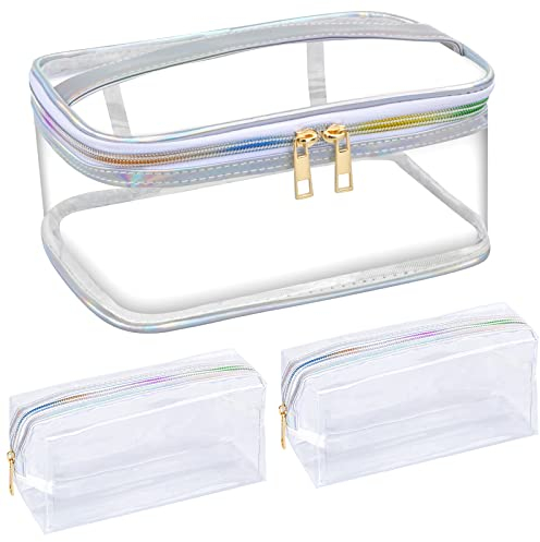 3pcs Schminktasche Damen Kosmetiktasche Mädchen Waschtasche Männer Kulturtasche Herren Kulturbeutel Kinder Wasserdicht Make Up Tasche Organizers Reise Kulturbeutel Toilettentasche(1stk Groß 2st Klein)
