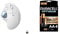 Logitech Ergo M575 Wireless Trackball Maus - Einfache Steuerung mit dem Daumen, flüssige Bewegungen, ergonomisches Design, für Windows + Duracell NEU Optimum AA Mignon Alkaline-Batterien