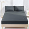 AR Ware Fitted Bed Sheet Microfibre 25cm Depth Super Soft Non Iron Shrinkage and Fade Resistant Luxury Bedding Sheets (Charcoal, King) (F25cm)