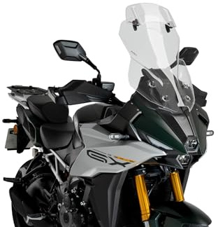 Puig 21989W Touring Windshield with Visor Clear