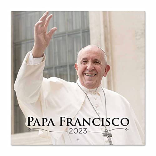Grupo Erik Wandkalender 2022 2023, Papst Franziskus 16 Monate Wandkalender, Kalender zum Aufhängen von September 2022 bis Dezember 2023, offizielle Lizenz, FSC zertifiziert