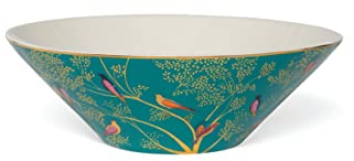 Sara Miller Chelsea Collection Grand saladier vert dans une boîte pour Portmeirion