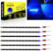 YONGMING 30 cm Lampe für Auto, Innenraum, LED-Streifen, Motorrad, Dekorationsset für Stoßstange, flexibel, wasserdicht, LED-Streifen unter der Kiste