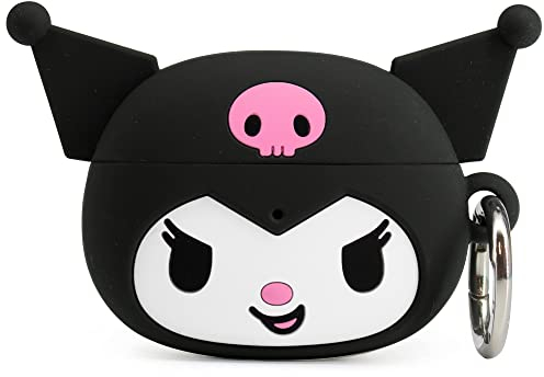 iFace AirPods Pro 2 Case [Hello Kitty and Friends] Compatible with AirPods 2nd Gen Pro - Cute Silicone Protective Cover [Carabiner Clip Included] [Wireless Charging Compatible] – Kuromi