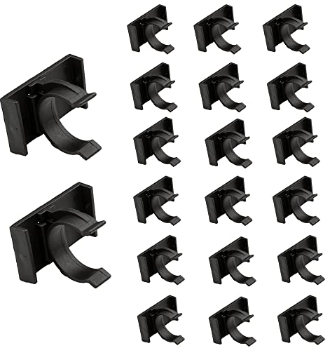 LumenTY 20 Stück Küchen Sockelleisten Clips Robuste Küchen Kickboard Sockelklammern Kickboard-Halterungen für Küchenschränke für 30-31 mm Durchmesser